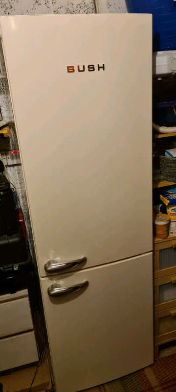 argos bush retro fridge freezer